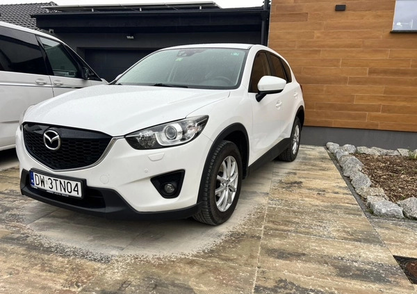 Mazda CX-5 cena 57687 przebieg: 188900, rok produkcji 2014 z Wrocław małe 37